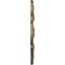Ekena Millwork Peralta Medallion (Canopies up to 4 5/8"), 17 3/4"OD x 3 1/8"ID x 1"P, Mississippi Mud Crackle CM17PEMMC - alternate 3